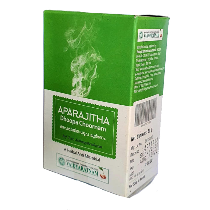 Aparajitha Dhoopa Choornam (Vaidyaratnam) 50g