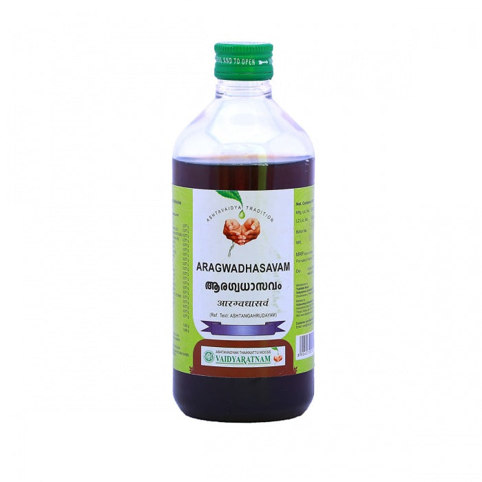 ARAGWADHASAVAM 450ML (VAIDYARATNAM OUSHADASALA)