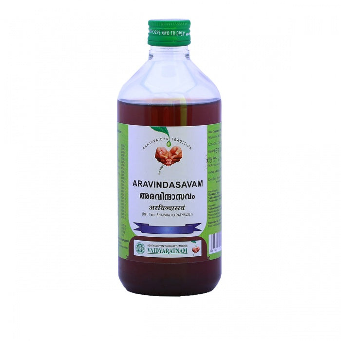 ARAVINDASAVAM 450ML (VAIDYARATNAM OUSHADASALA)