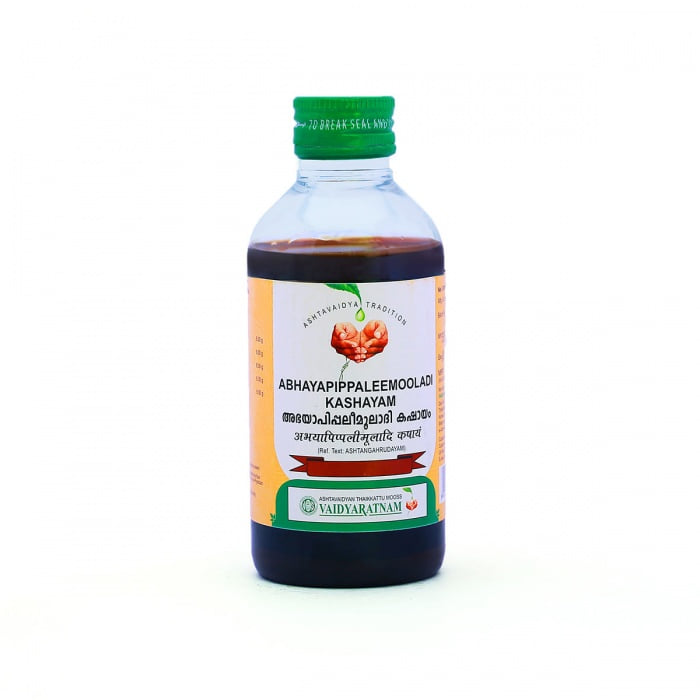 Abhayapippaleemooladi Kashayam (Vaidyaratnam) 200ml