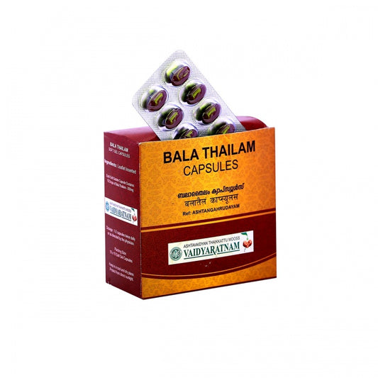 Bala Thailam Soft Gel Capsule (Vaidyaratnam) 10Tab