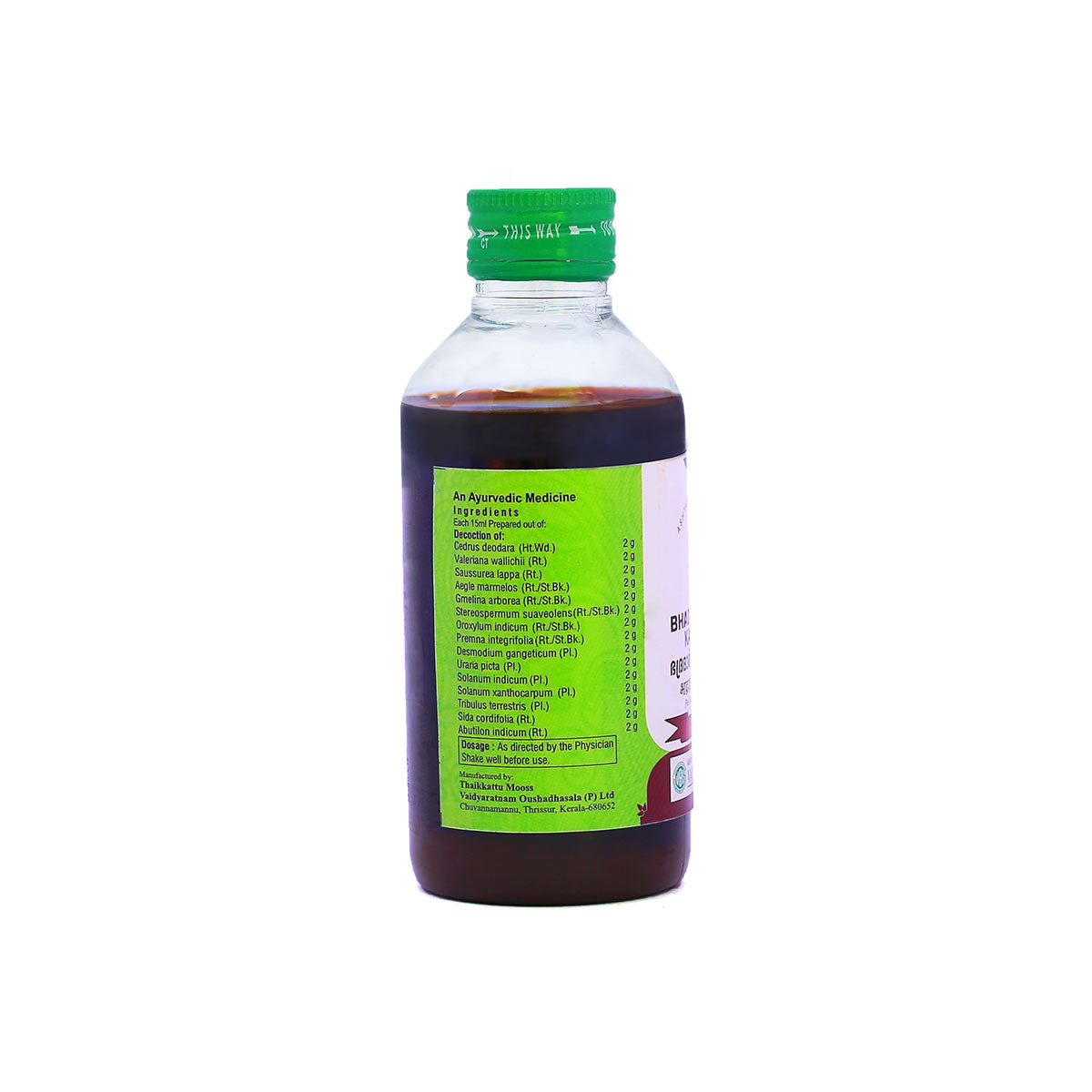 Bhadradarvadi Kashayam (Vaidyaratnam) 200ml