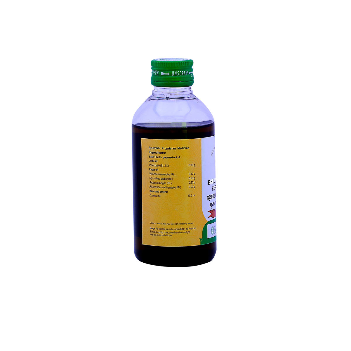 Bhujagalathadi Kera Thailam (Vaidyaratnam) 200ml