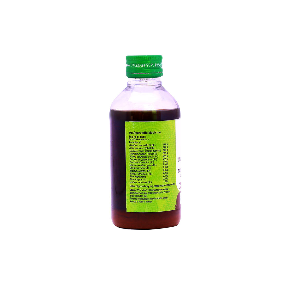 Dasamoolakaduthrayam Kashayam (Vaidyaratnam) 200ml