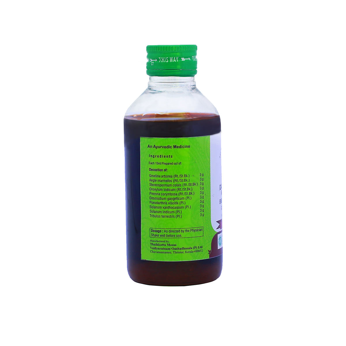 Dasamoolam Kashayam (Vaidyaratnam) 200ml