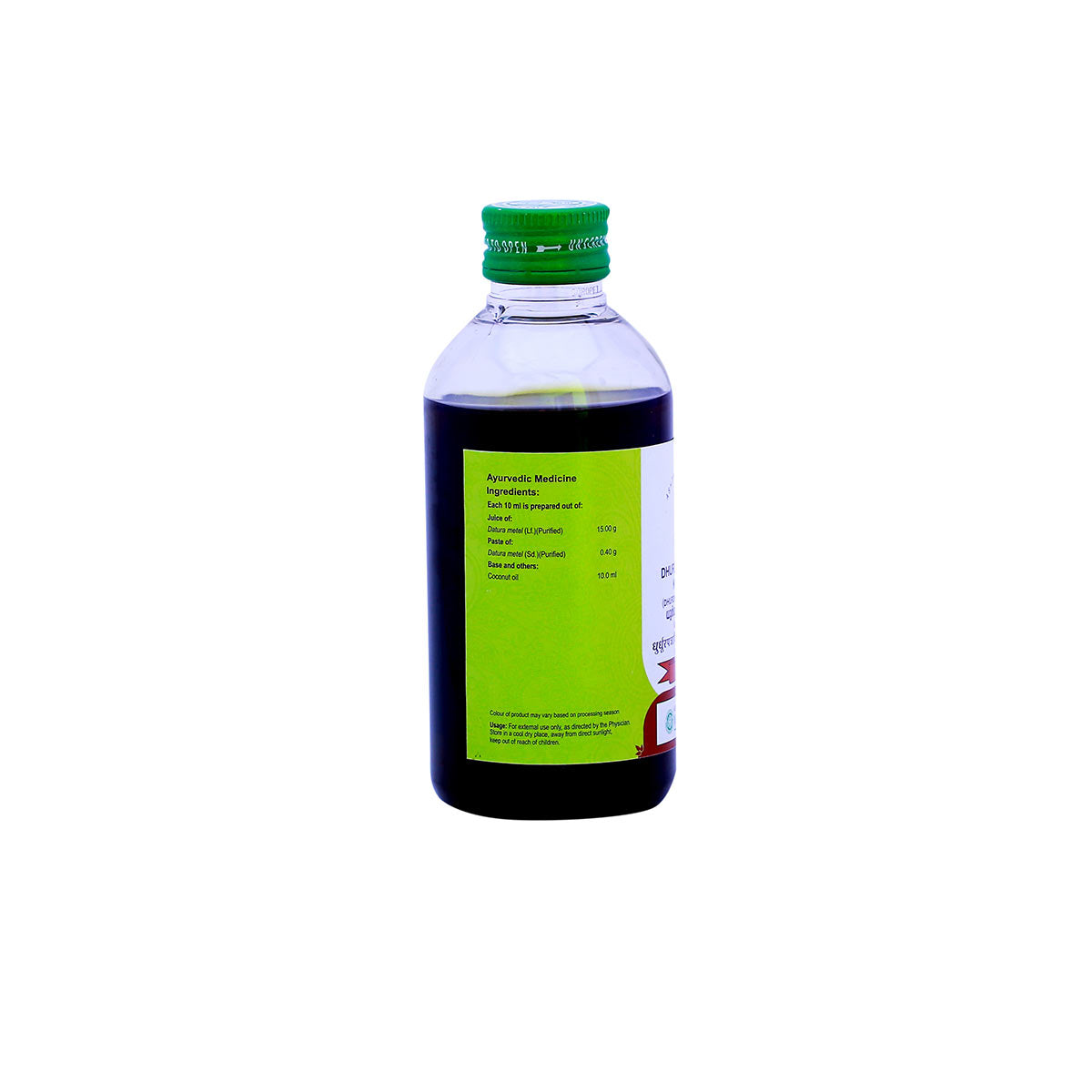 Dhurdhoorapathradi Kera Thailam (Vaidyaratnam) 200ml