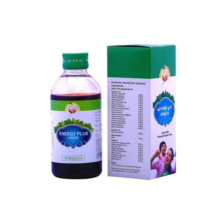 Energy Plus Liquid (Vaidyaratnam) 200ml