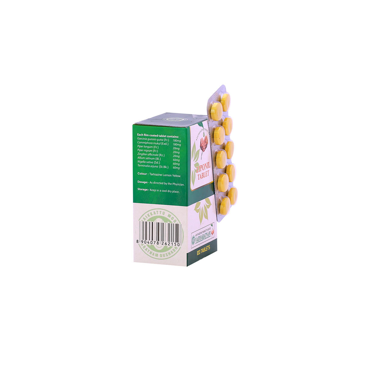 Liponil Tablets (Vaidyaratnam) 10Tab