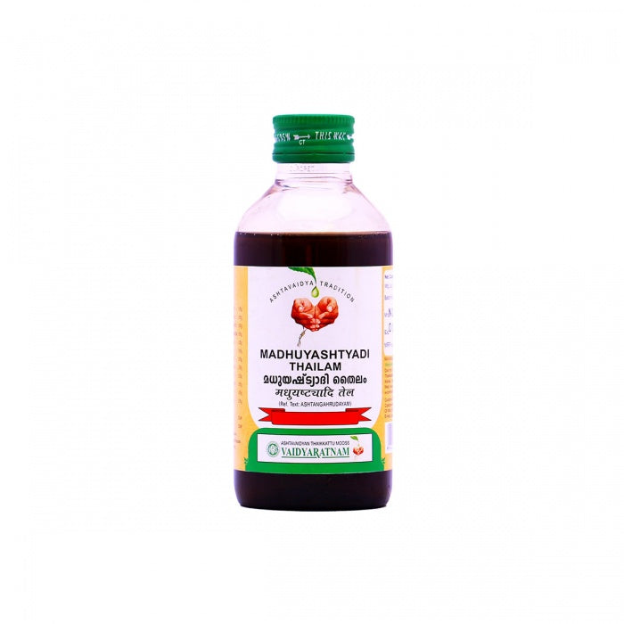 Madhuyashtyadi Thailam (Vaidyaratnam) 200ml