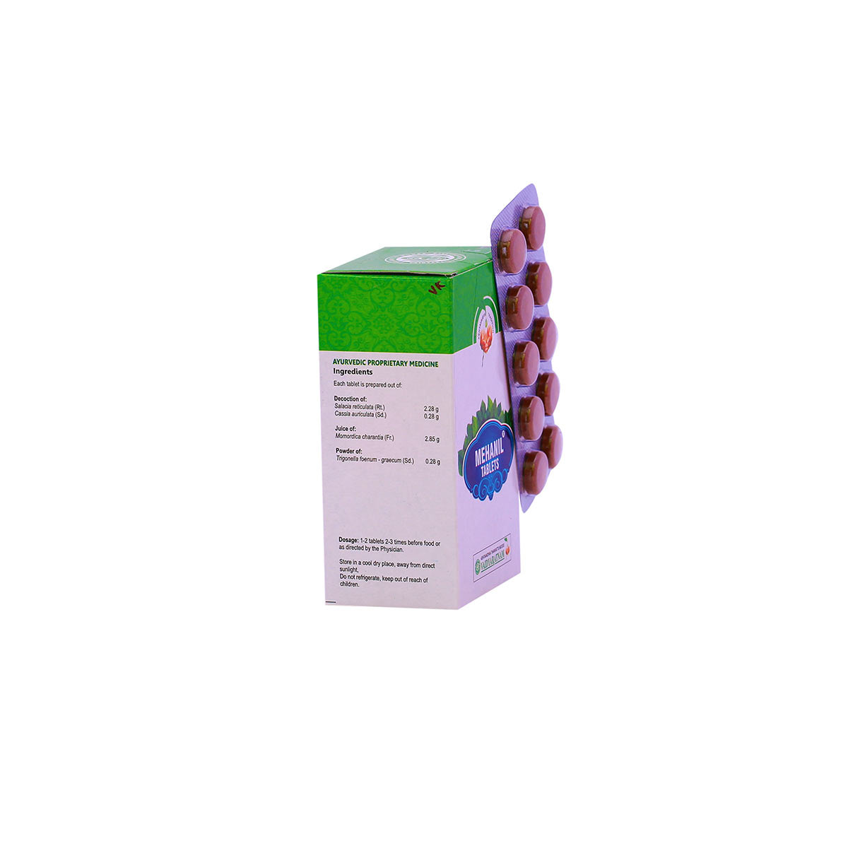 Mehanil Tablet (Vaidyaratnam) 10Tab