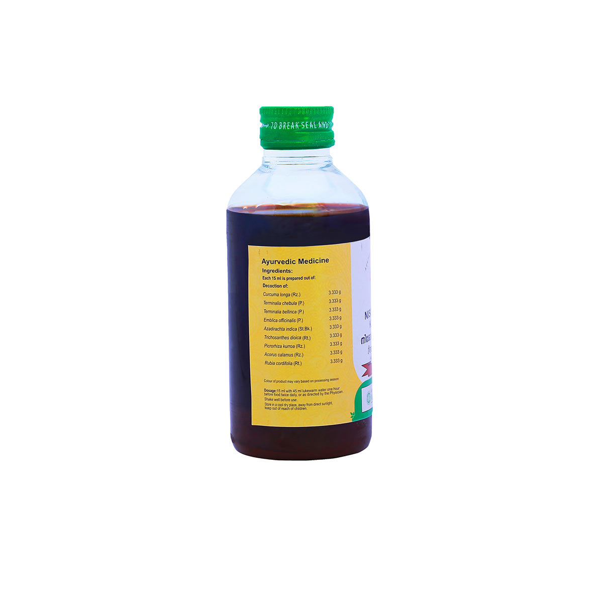Nisothamadi Kashayam (Vaidyaratnam) 200ml