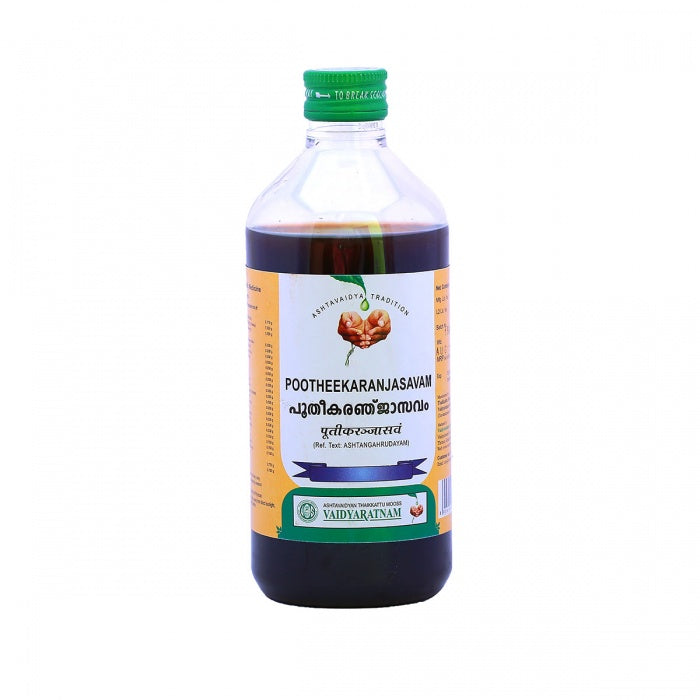 POOTHEEKARANJASAVAM 450ML (VAIDYARATNAM OUSHADASALA)