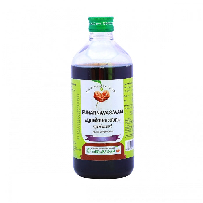 PUNARNAVASAVAM 450ML (VAIDYARATNAM OUSHADASALA)