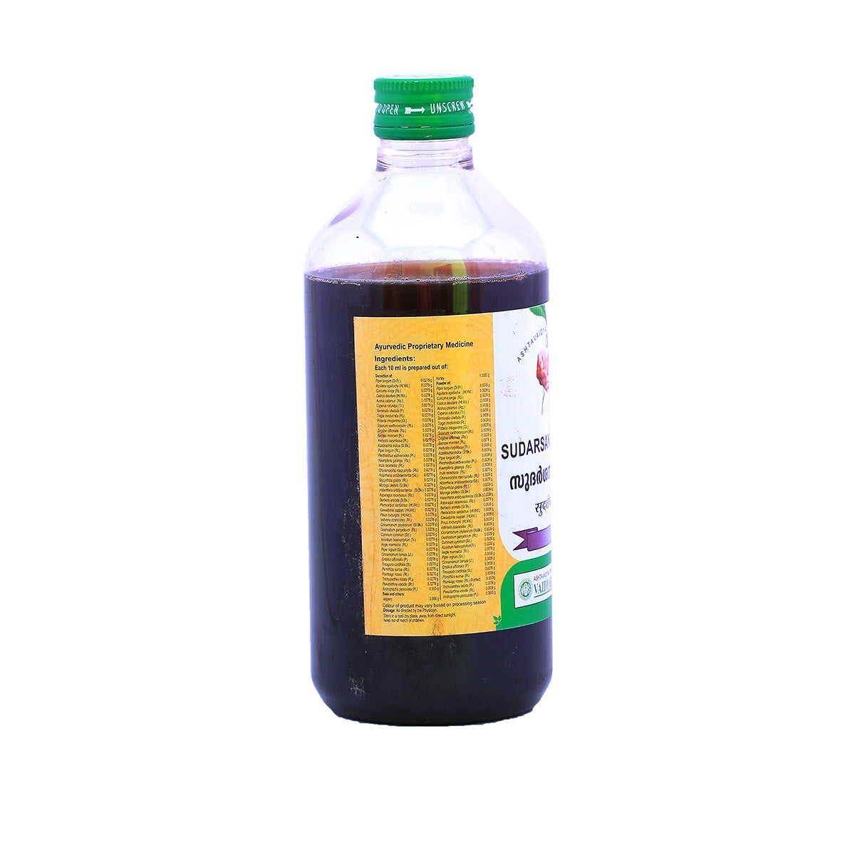 SUDARSHANARISHTAM 450ML (VAIDYARATNAM OUSHADASALA)