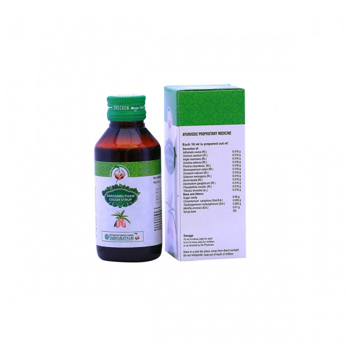 Swasamrutham Cough Syrp (Vaidyaratnam) 100ml