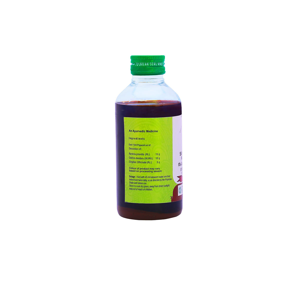 Sahacharadi Kashayam (Vaidyaratnam) 200ml