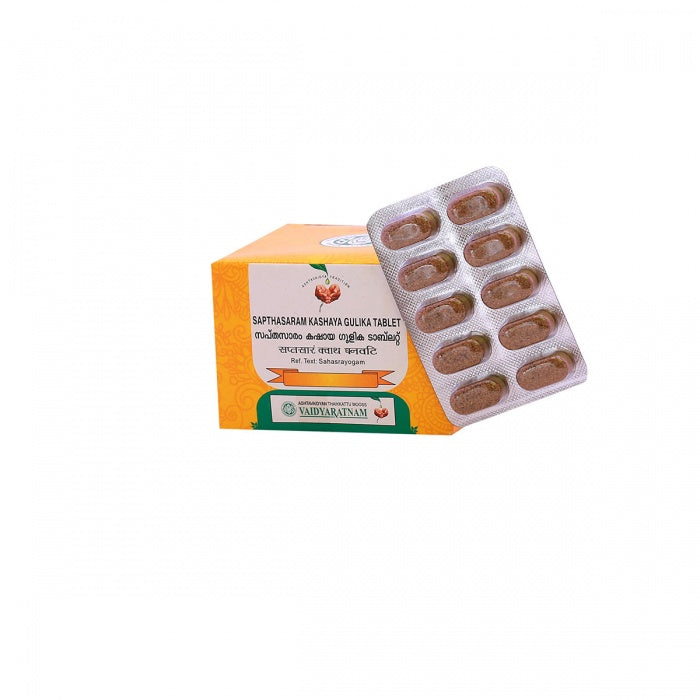 Sapthasaram Kashaya Tablet (Vaidyaratnam) 10Tab
