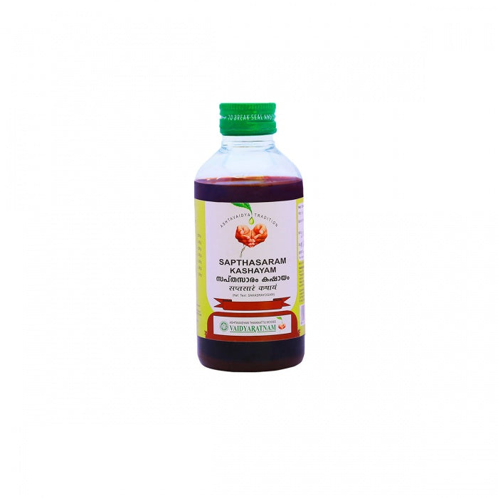 Sapthasaram Kashayam (Vaidyaratnam) 200ml