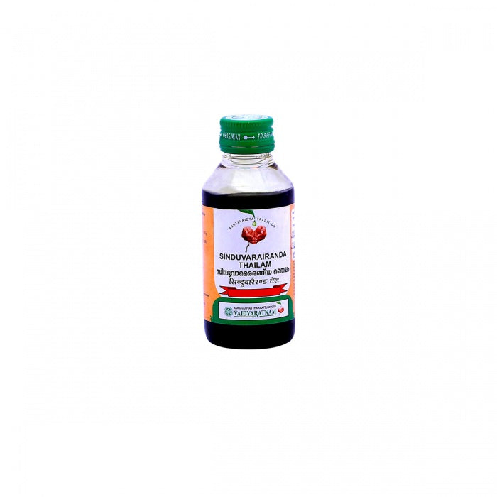 Sinduvarairandam Thailam (Vaidyaratnam) 100ml
