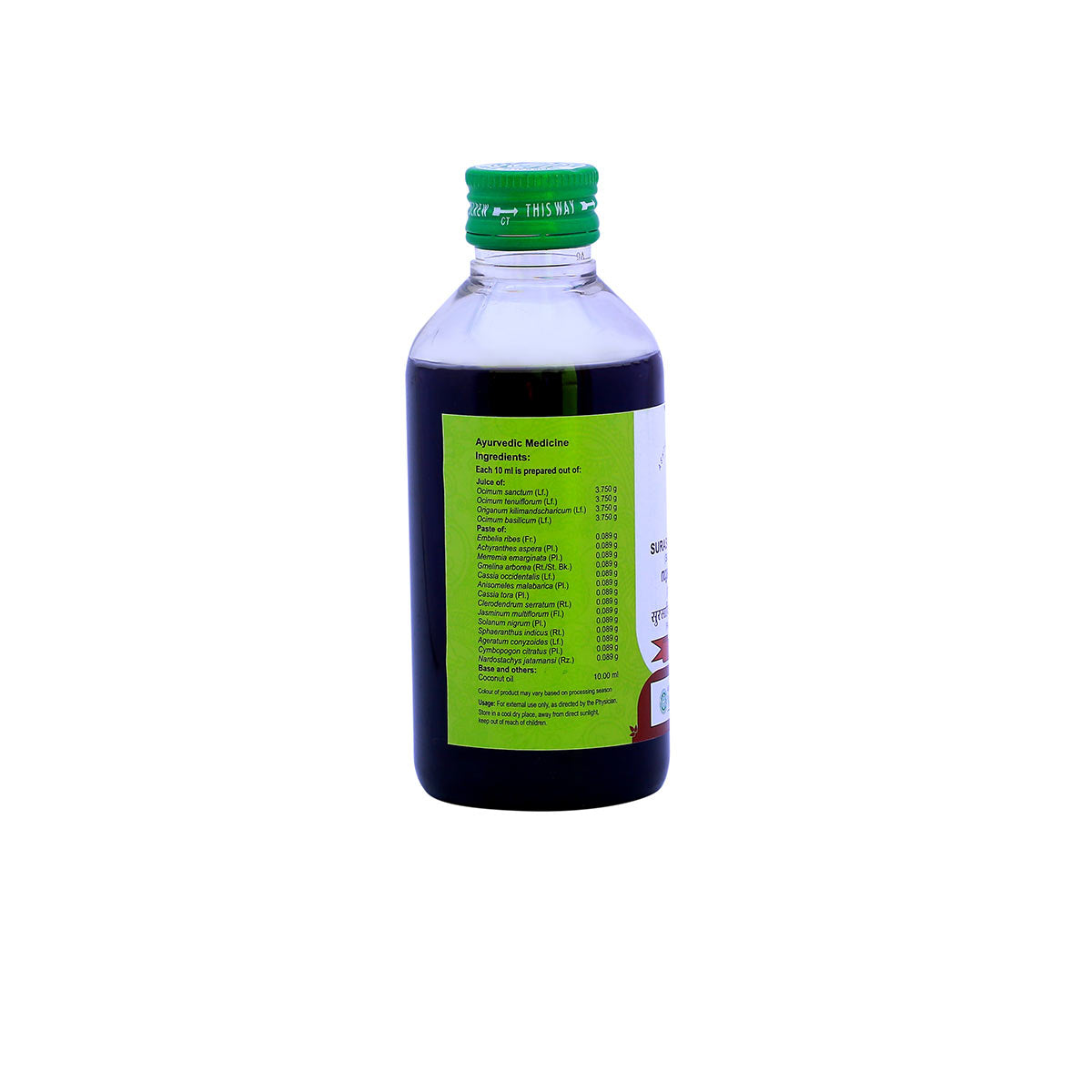 Surasadi Kera Thailam (Vaidyaratnam) 200ml – AyurJaala